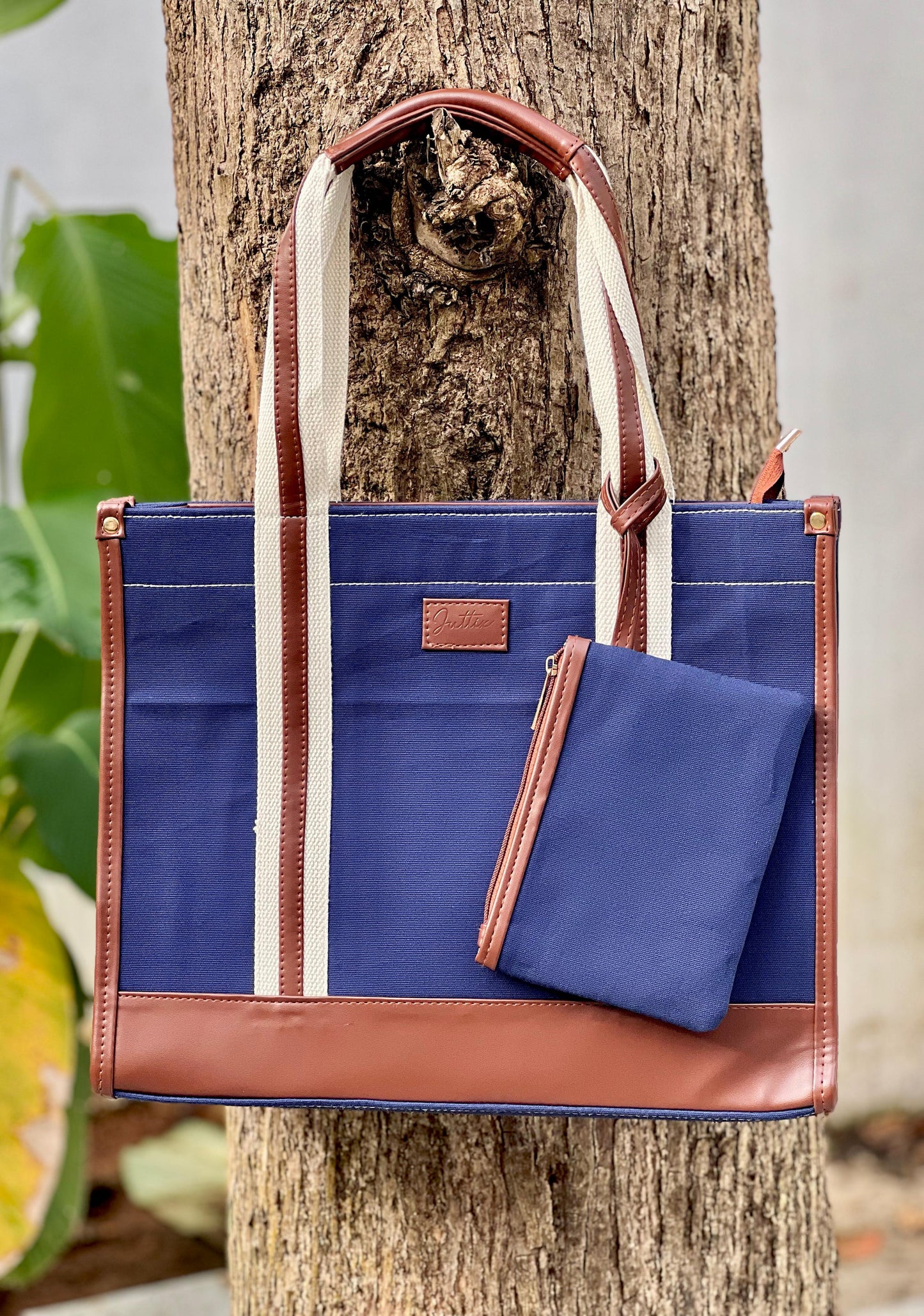 Navy Tote Bag