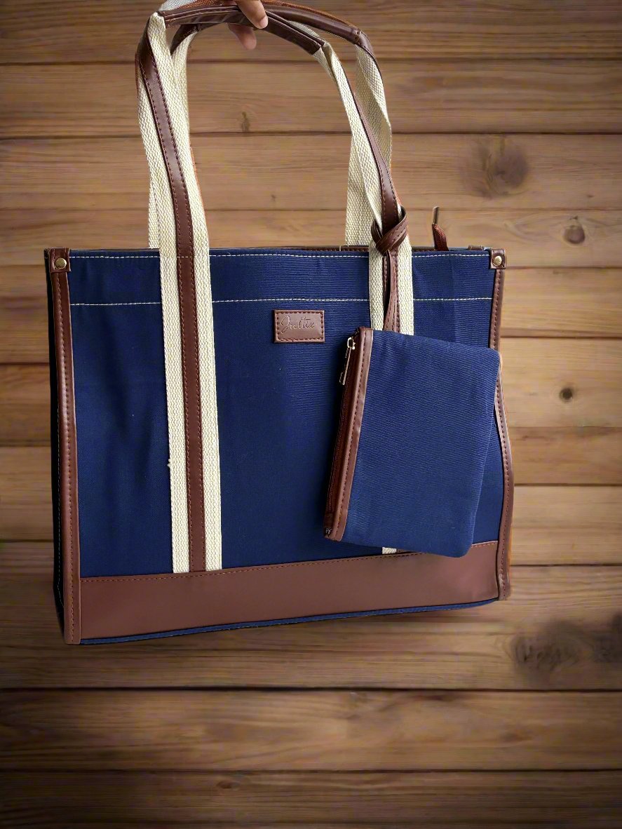 Navy Tote Bag