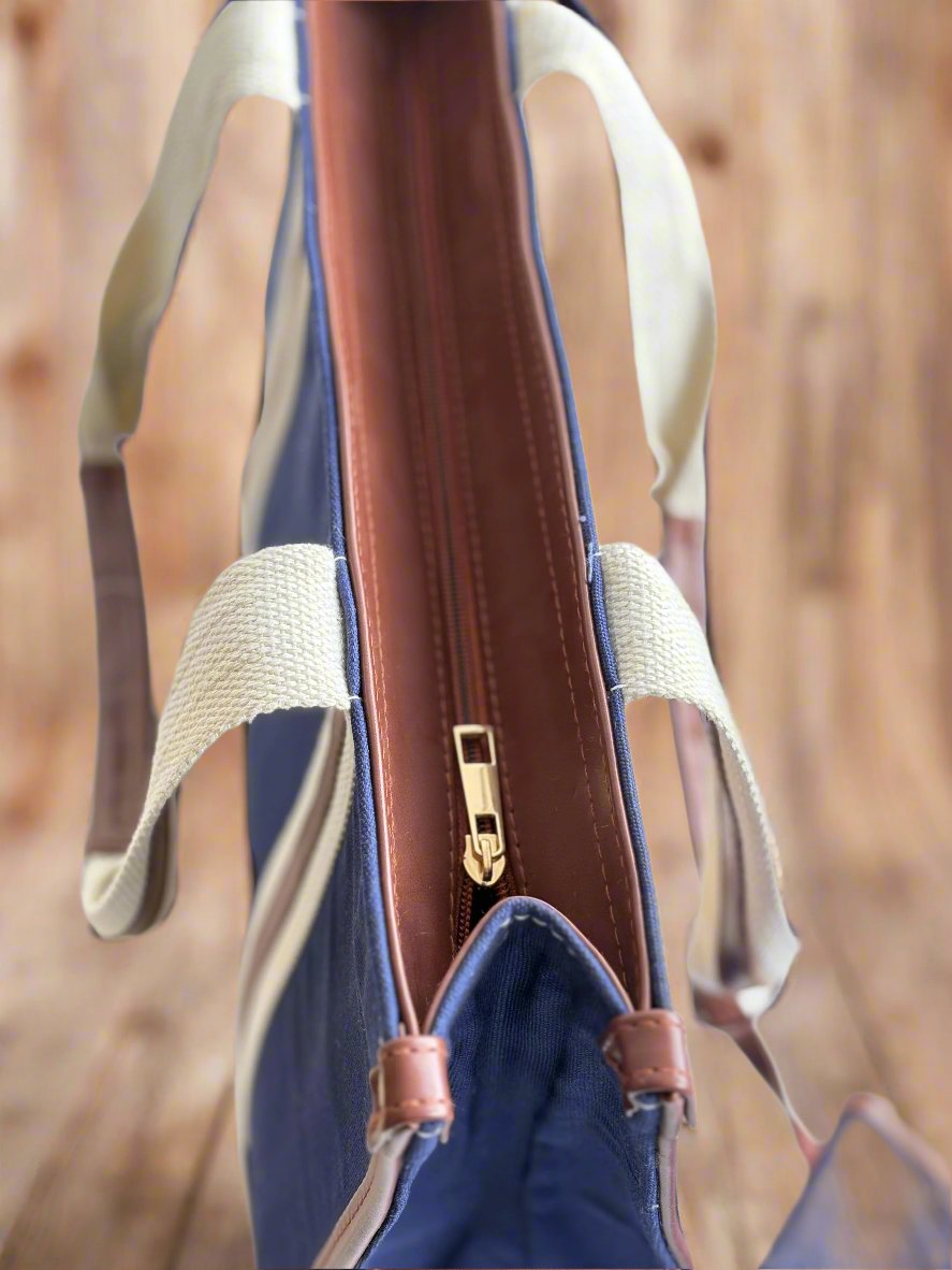 Navy Tote Bag
