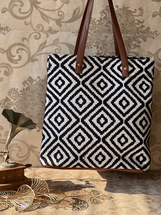 Three Compartment Shoulder Bag