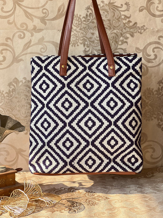 Three Compartment Shoulder Bag