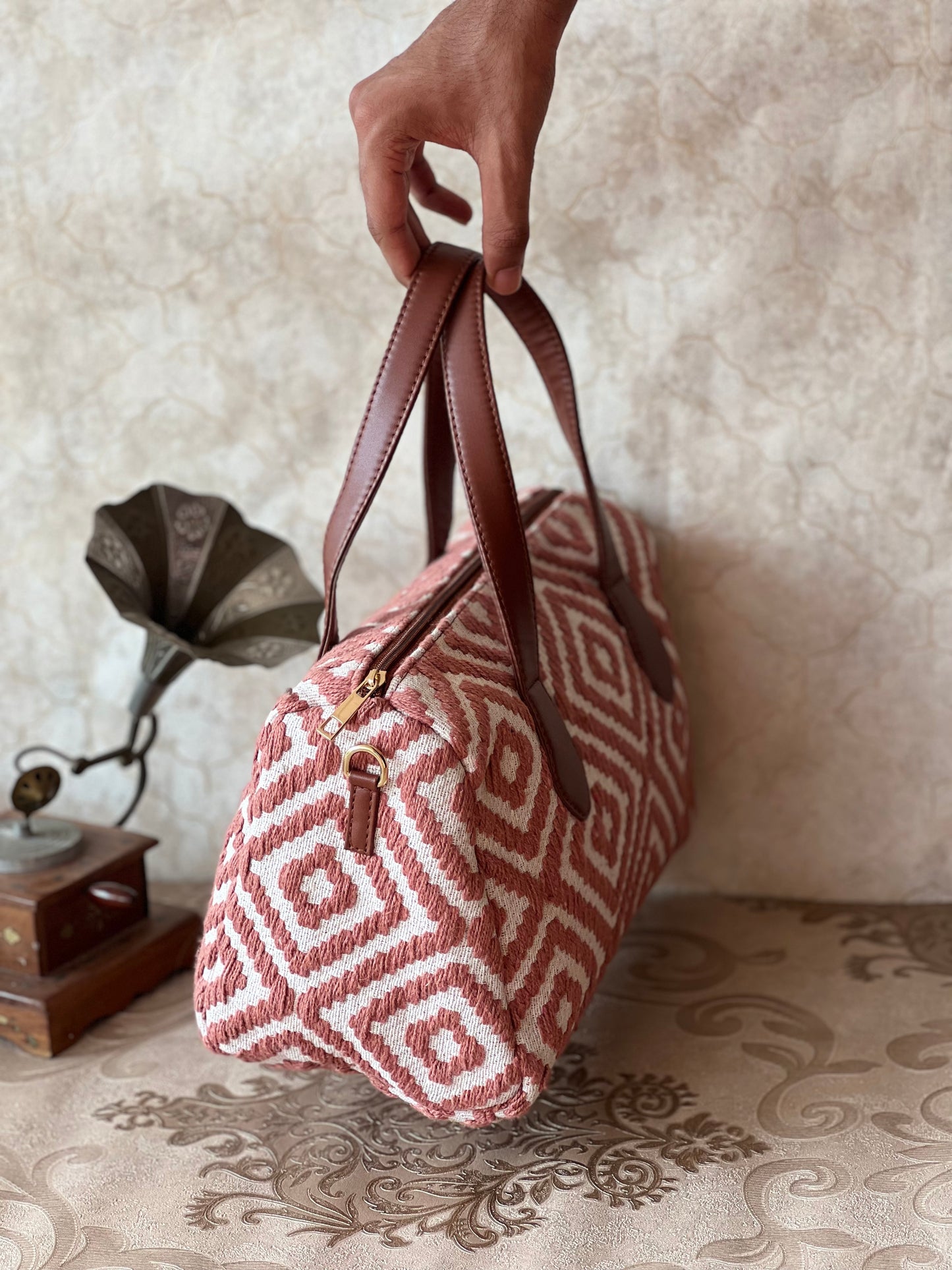 Peachy Duffel Hand Bag
