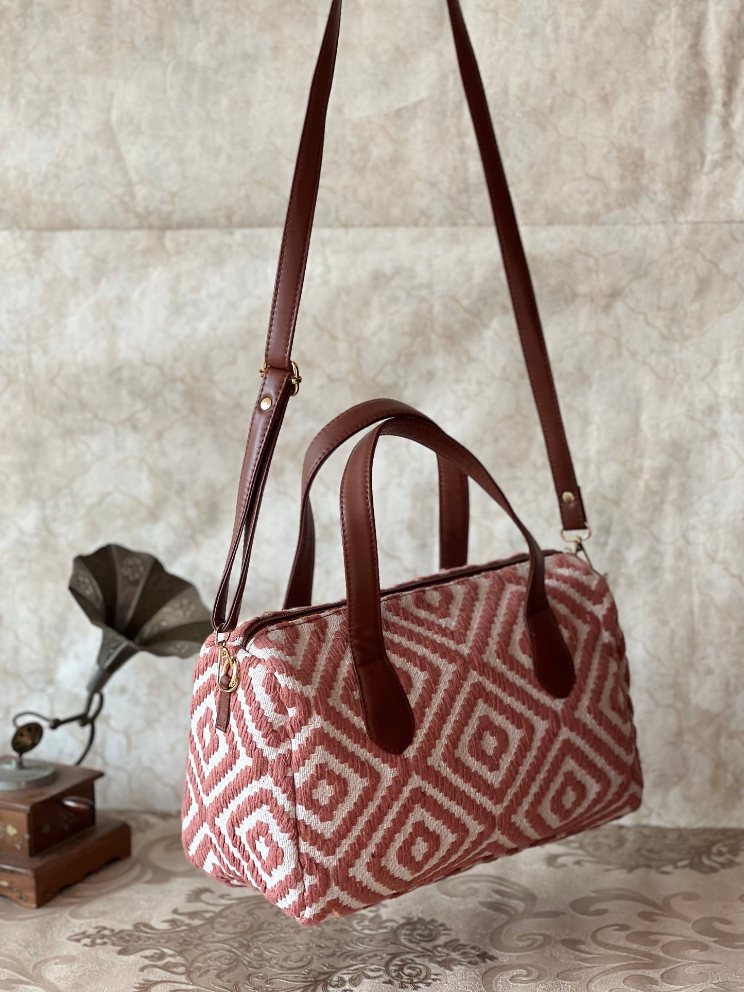 Peachy Duffel Hand Bag