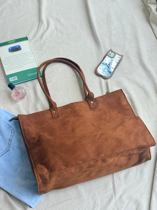 Maple Tan Three Compartment Bag