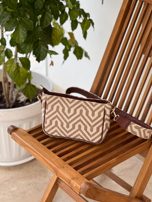 First Class Caramel Sling Bag