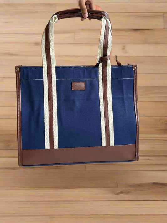 Navy Tote Bag