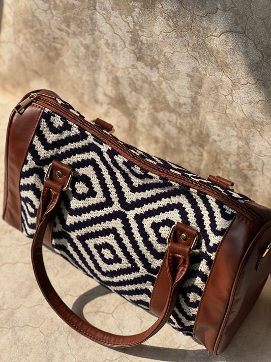 Diamond Duffel Hand Bag