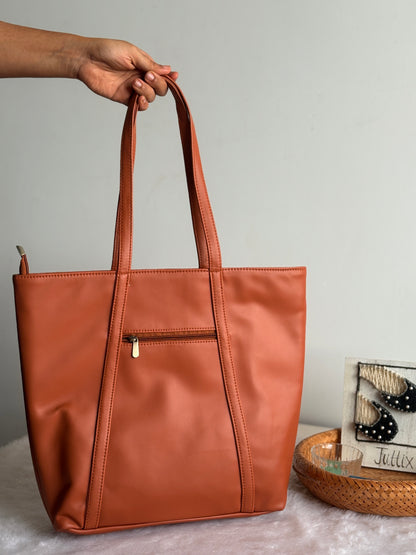 Stripe Streak Shoulder Tote