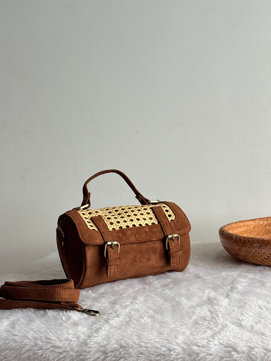 Rattan Drum Bag