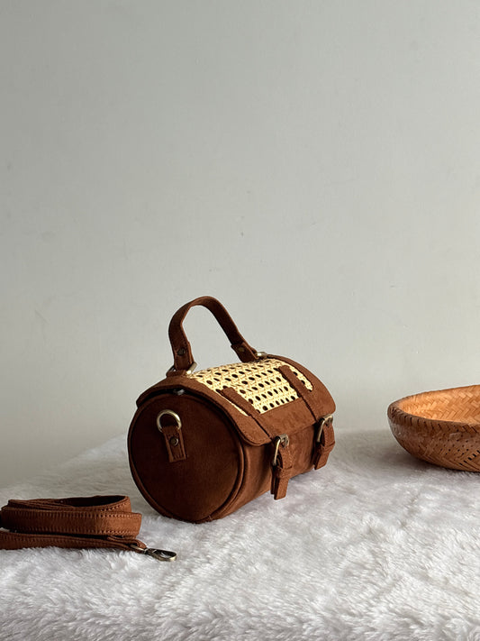 Rattan Drum Bag