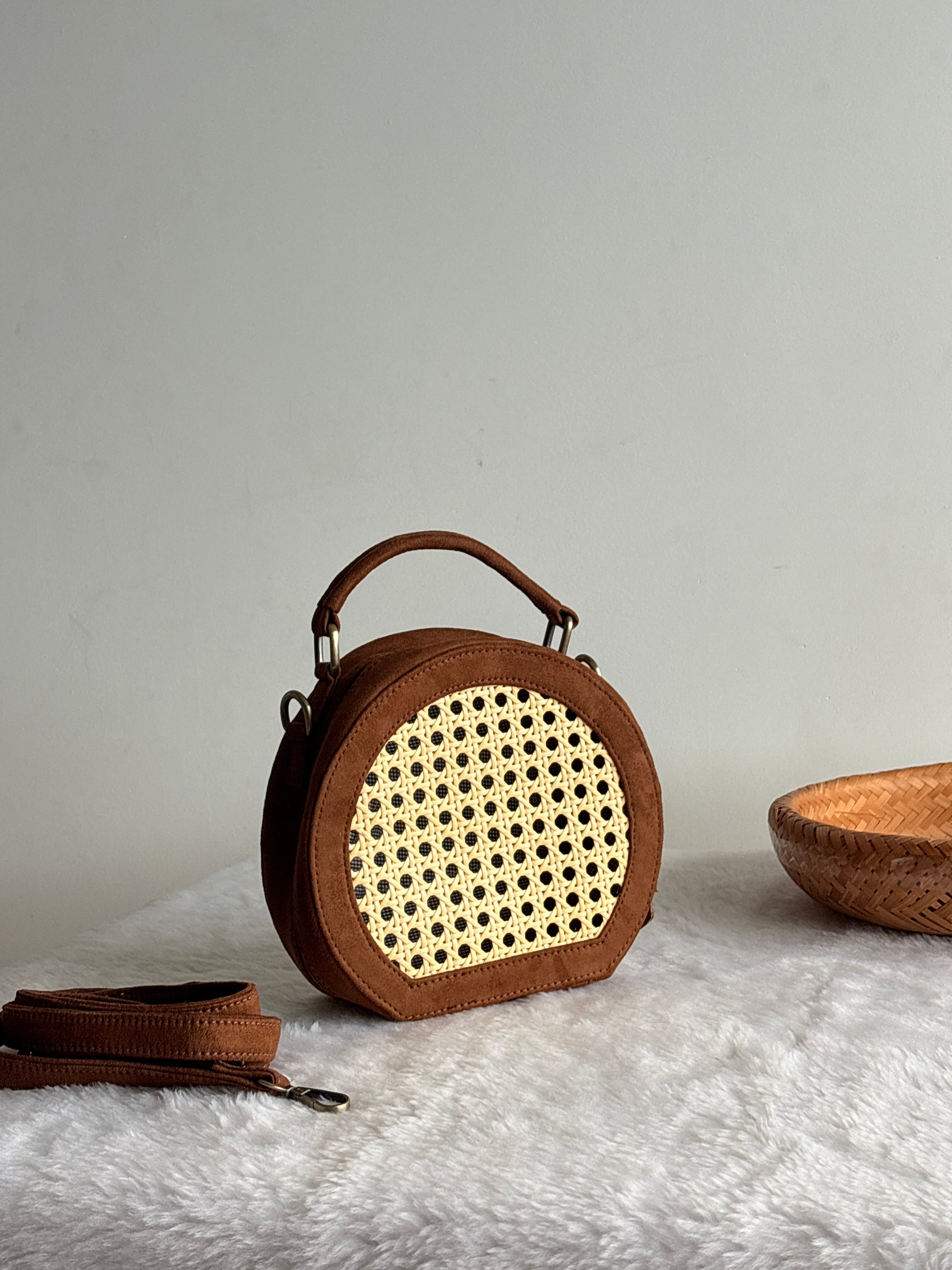 Rattan Circle Sling - front view large