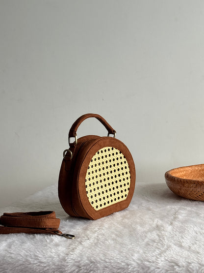 Rattan Circle Sling - back view