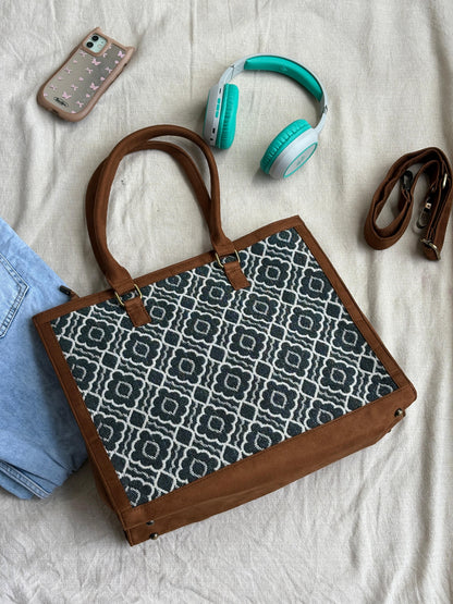 Artisan Geometric Tote Bag