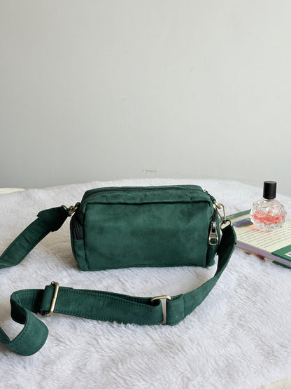 Green Suede Beauty