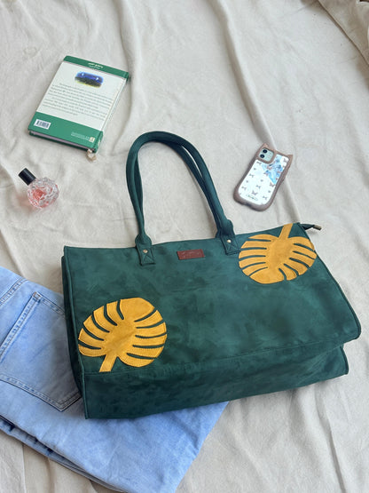 Maple Green Three Compartment Bag