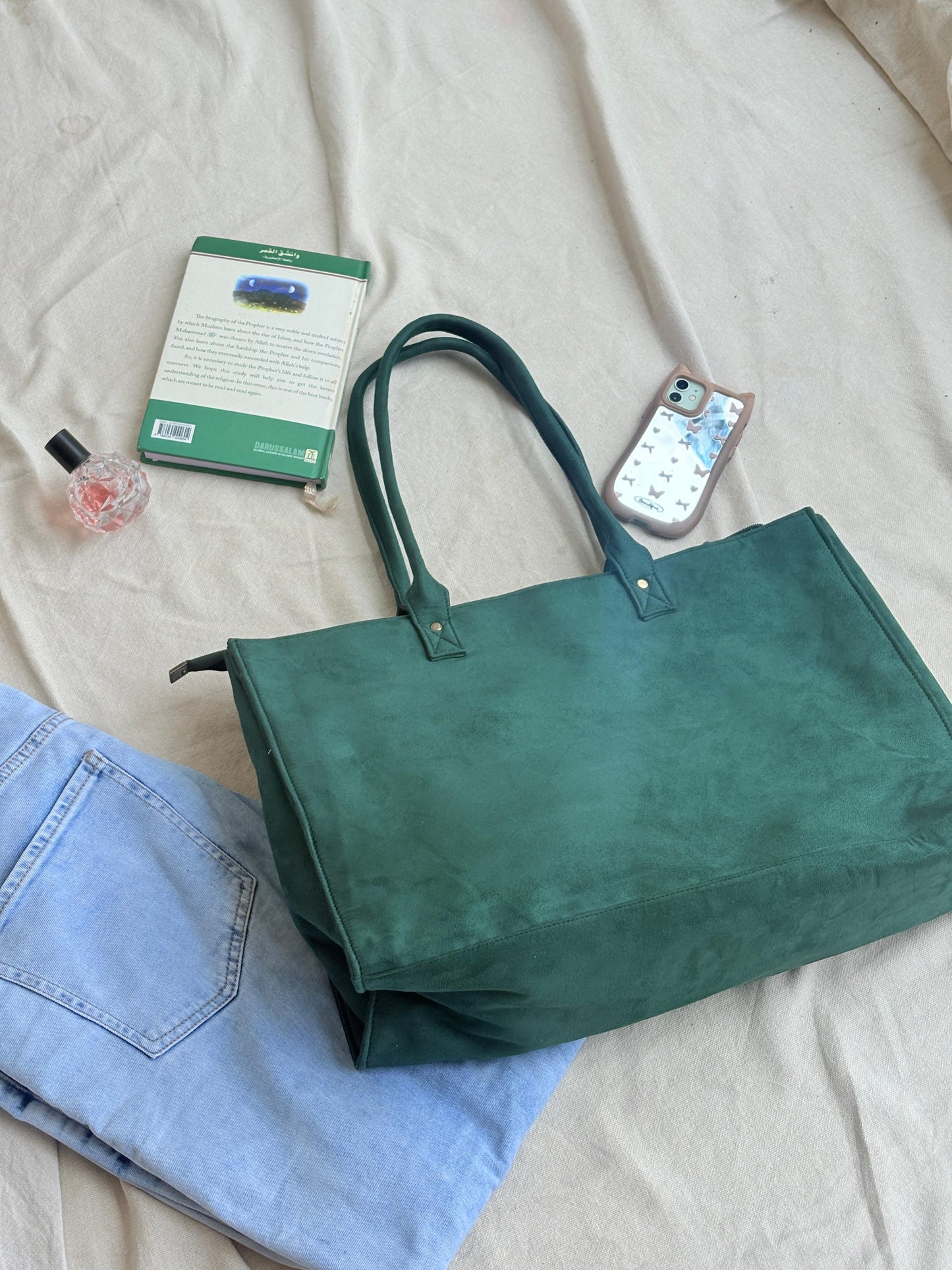 Maple Green Three Compartment Bag
