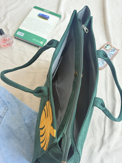 Maple Green Three Compartment Bag