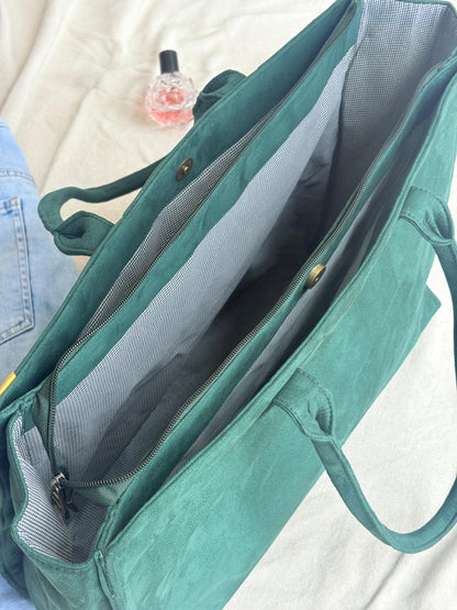 Maple Green Three Compartment Bag