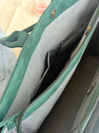 Maple Green Three Compartment Bag