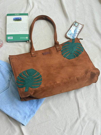 Maple Tan Three Compartment Bag