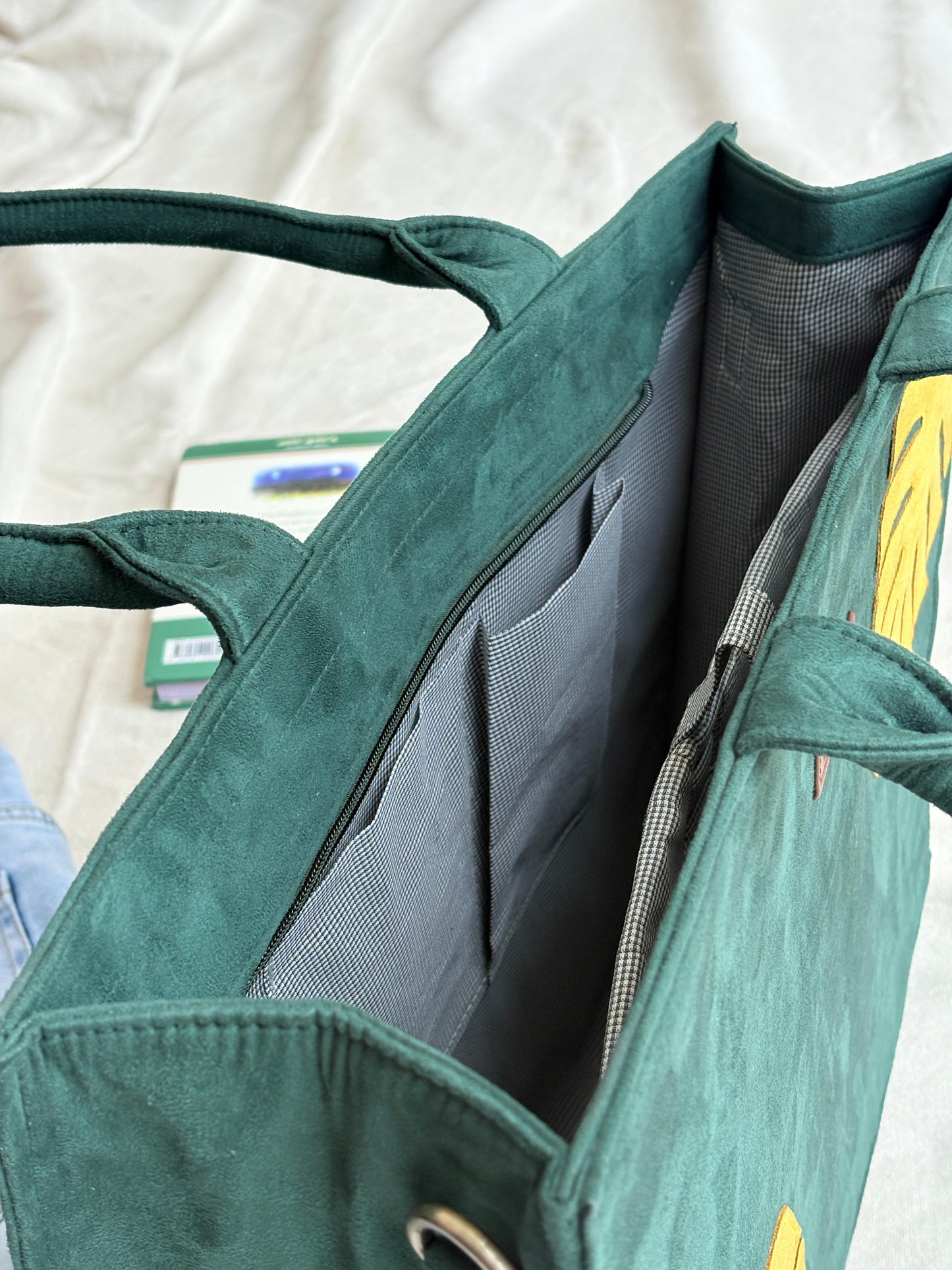 Maple Green Leaf Tote Bag