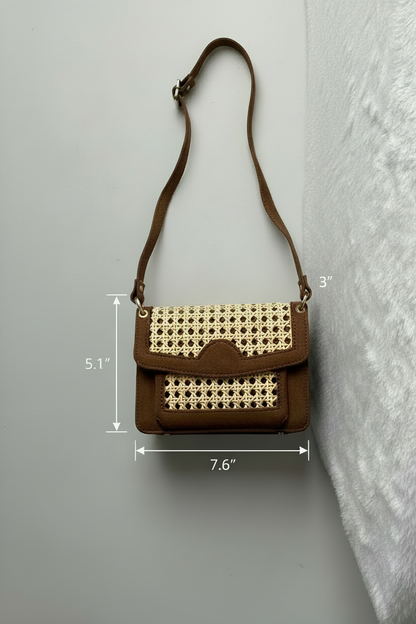 Artisan Woven Sling Bag – Clean, No Basket