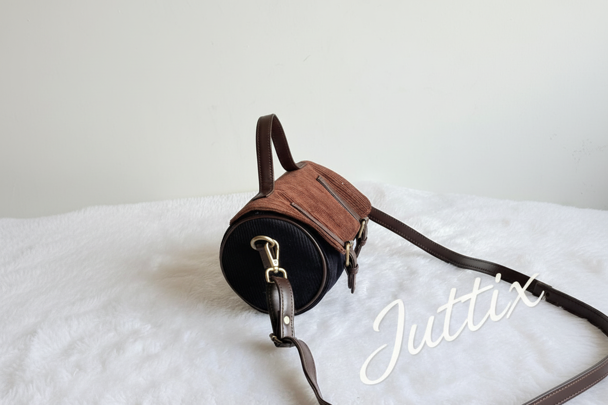 Juttix branded handbag - front view