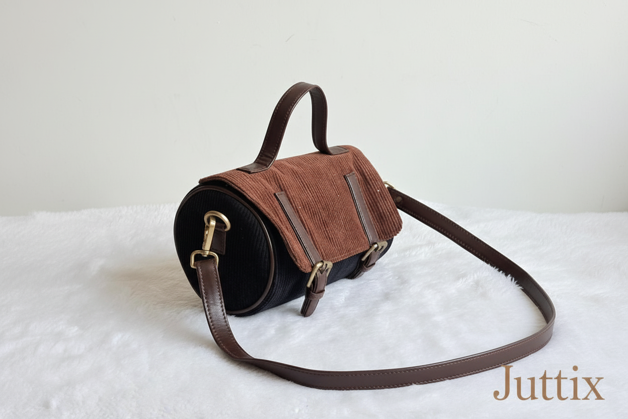 Juttix branded handbag - side view