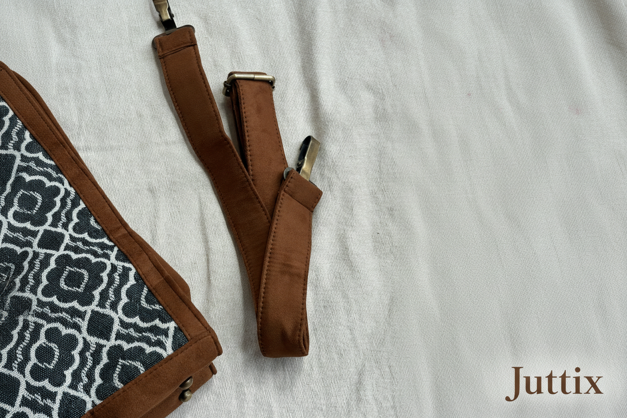 Juttix branded handbag straps