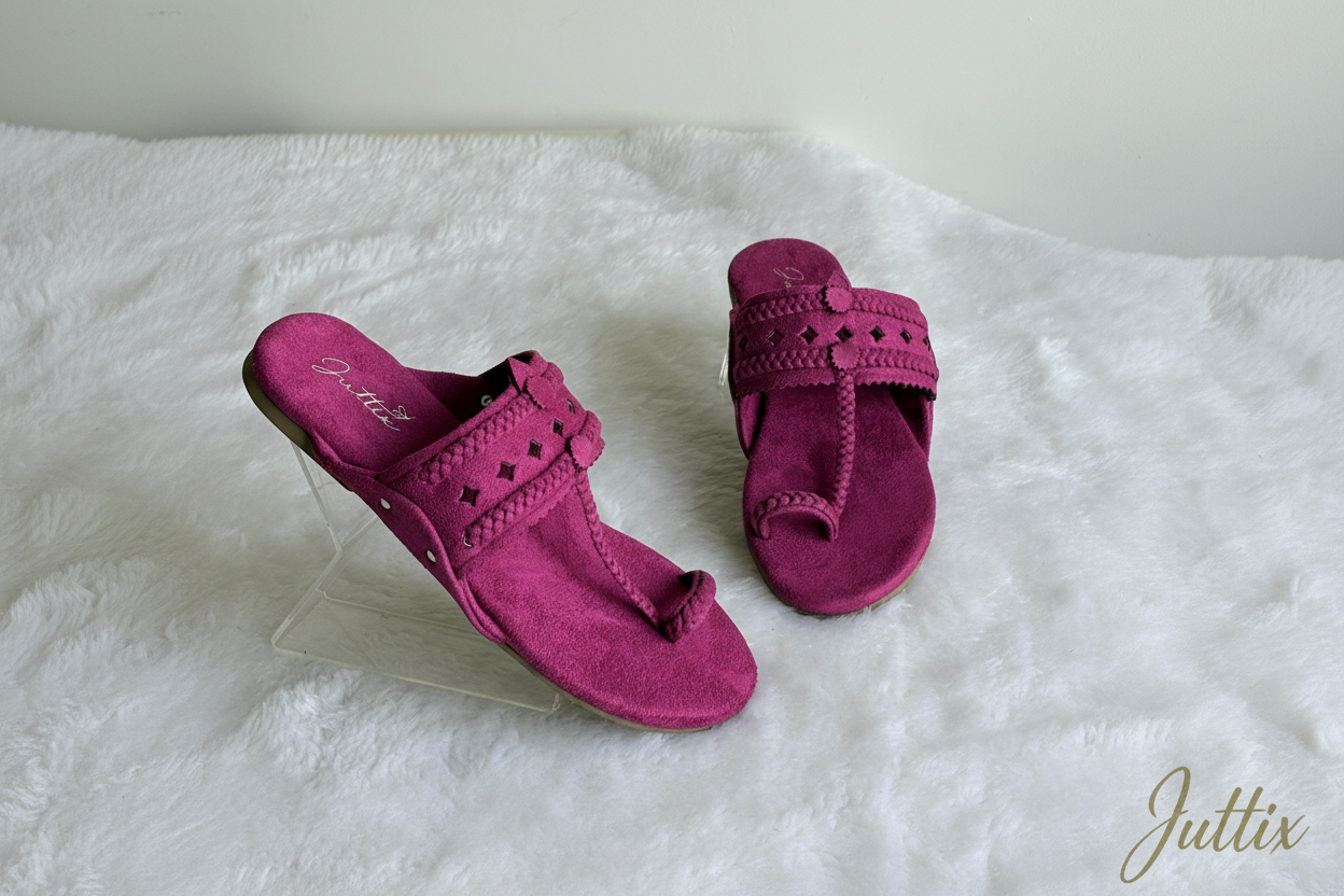 Juttix branded Kolhapuri footwear - bottom right