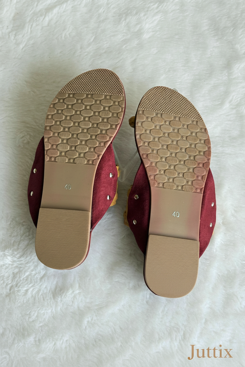 Juttix branded Kolhapuri footwear bottom sole